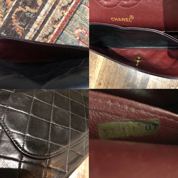 SOLD***Chanel Vintage Classic Medium Double Flap Bag - Picture 12 of 14